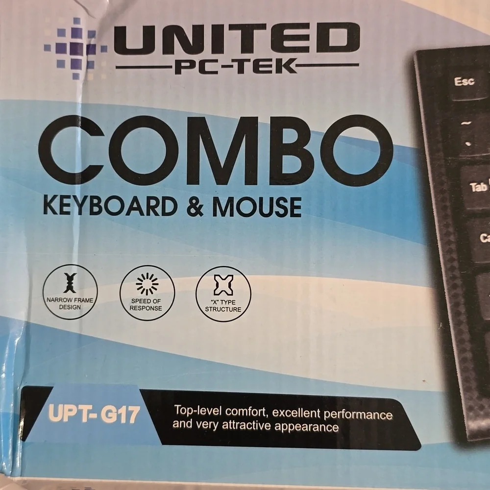 United PC Tek Keyboard and Mouse Combo